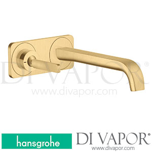 Hansgrohe 36114250 AXOR Citterio E Single Lever Basin Mixer for Concealed Installation Wall-Mounted with Pin Handle, Spout 221 Mm and Plate >11/16 Spare Parts