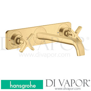 Hansgrohe 36115250 AXOR Citterio E 3-Hole Basin Mixer for Concealed Installation Wall-Mounted with Spout 220 Mm and Plate >11/16 Spare Parts