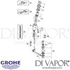 Grohe Contromix Surf Self-Closing Tap Spares