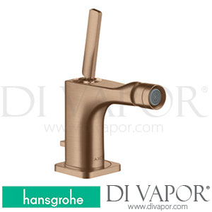 Hansgrohe 36120310 AXOR Citterio E Single Lever Bidet Mixer with Pin Handle and Pop-Up Waste Set >11/16 Spare Parts