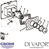 Grohe Contromix Surf Self-Closing Shower Mixer Spares