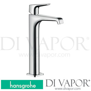 Hansgrohe 36152009 AXOR Citterio E Single Lever Basin Mixer 250 with Lever Handle for Wash Bowls with Waste Set 2 Ticks >04/20 Spare Parts