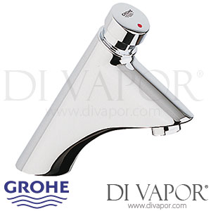 Grohe 36174000 Contropress Self-Closing Pillar Tap - Red (Hot) Marking - Spare Parts