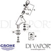 Grohe Contropress Self-Closing Pillar Tap Spares