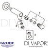 Grohe Contropress Self-Closing Pillar Tap Spares