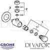 Grohe Contropress Self-Closing Shower Valve Spares