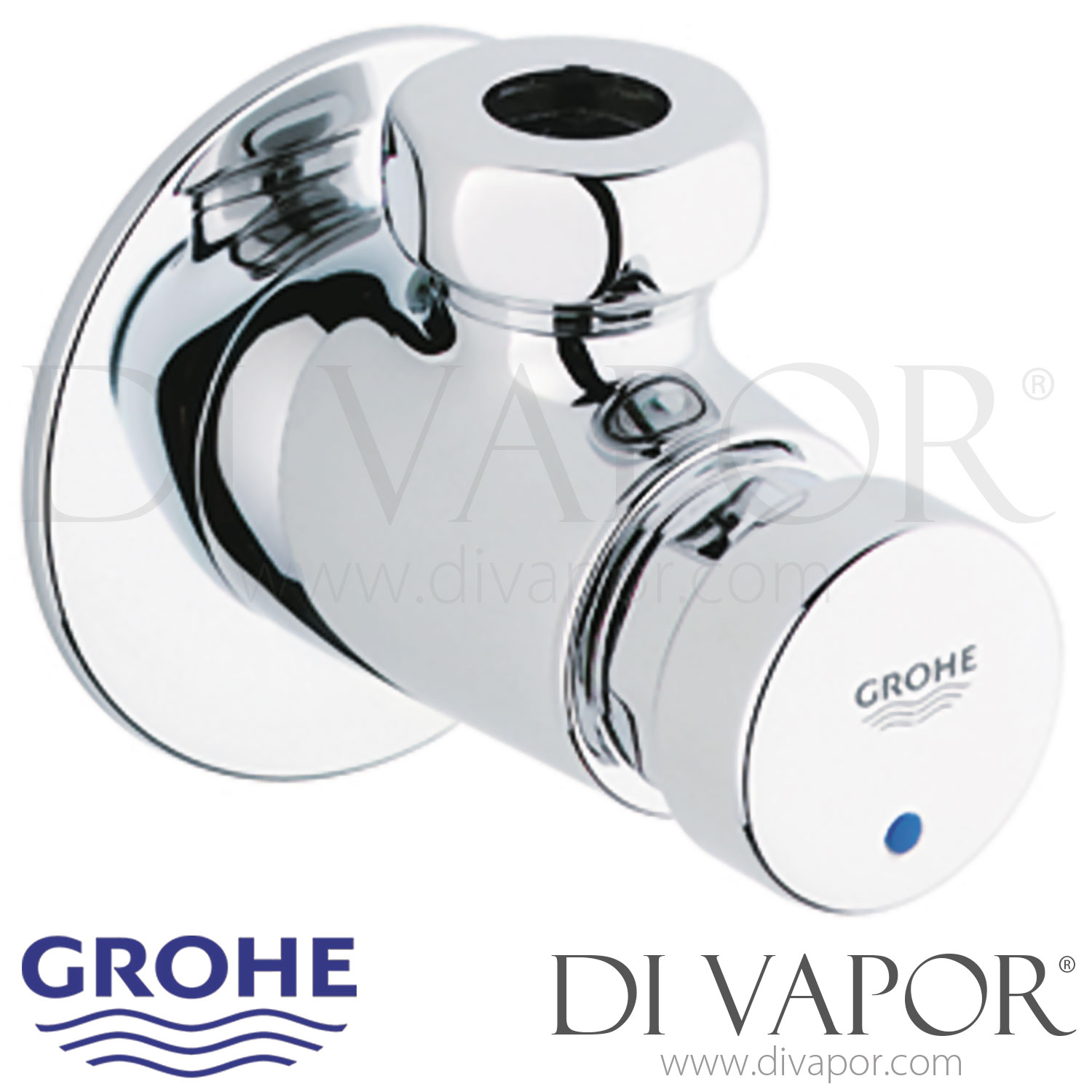 Grohe 36181000 Contropress SelfClosing Shower Valve Blue (Cold