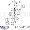 Grohe Europlus E Infra-Red Electronic Basin Mixer Spares