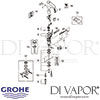 Grohe Europlus E Infrared Electronic Basin Mixer Mixing Device Spares