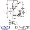 Grohe Allure E Infra-Red Electronic Basin Mixer Dimensions