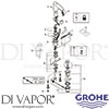 Grohe 36236001 Mixer Spare Tech Diagram