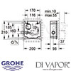 Grohe Europlus E Concealed Mounting Box Dimensions