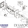 Grohe Europlus E Infrared Electronic Basin Mixer Tap Spares