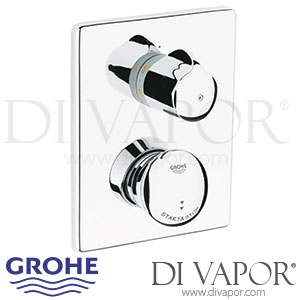 Grohe 36247000 Eurodisc SE Self-Closing Shower Thermostat (1/2 Inch) Spare Parts