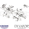 Grohe Eurodisc SE Self-Closing Shower Thermostat Spares