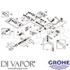 Grohe 36255000 Mixer Spare Tech Diagram