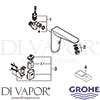 Grohe 36274000 Spare Tech Diagram