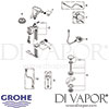 Grohe Veris F-Digital Digital Bidet Mixer Spares