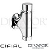 Cifial Timed Wall-Mounted Timed Toilet Flowmeter 1F Spare Parts