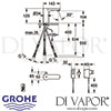 Grohe Eurosmart Cosmopolitan E Infra-Red Electronic Basin Mixer Tap Dimensions