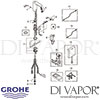 Grohe Eurosmart Cosmopolitan E Infra-Red Electronic Basin Mixer Tap Spares