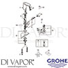 Grohe 36327001 Mixer Spare Tech Diagram