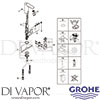 Grohe 36329000 Mixer Spare Tech Diagram