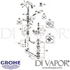 Grohe Eurosmart Cosmopolitan E Infra-Red Electronic Basin Mixer Spares