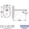 Grohe 36334SD0 Spare Tech Diagram