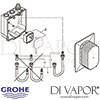 Grohe Euroeco Cosmopolitan E Concealed Mounting Box Spares