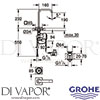 Grohe 36342000 Mixer Spare Diagram
