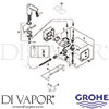 Grohe 36384000 Spare Tech Diagram