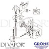 Grohe 36387000 Spare Tech Diagram