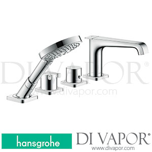 Hansgrohe 36411000 AXOR Citterio E 4-Hole Rim Mounted Thermostatic Bath Mixer >01/17 Spare Parts