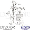 Grohe 36411000 Spare Tech Diagram