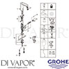 Grohe 36421000 Mixer Spare Tech Diagram