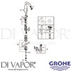 Grohe 36446000 Spare Tech Diagram
