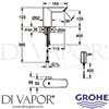 Grohe 36453000 Mixer Spare Diagram