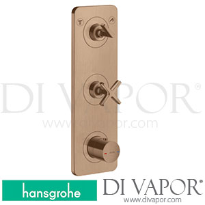 Hansgrohe 36703310 AXOR Citterio E Thermostatic Module 380/120 for Concealed Installation for 2 Functions with Plate >10/16 Spare Parts