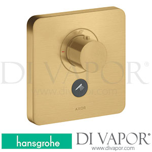 Hansgrohe 36706250 AXOR ShowerSelect Thermostat Highflow for Concealed Installation Softsquare for 1 Function and Additional Outlet >11/16 Spare Parts