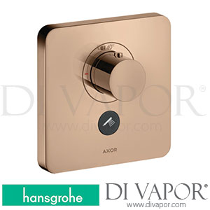 Hansgrohe 36706300 AXOR ShowerSelect Thermostat Highflow for Concealed Installation Softsquare for 1 Function and Additional Outlet >11/16 Spare Parts