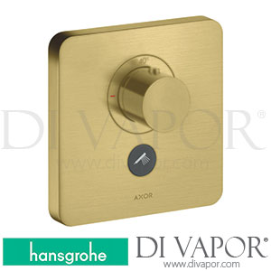 Hansgrohe 36706950 AXOR ShowerSelect Thermostat Highflow for Concealed Installation Softsquare for 1 Function and Additional Outlet >11/16 Spare Parts