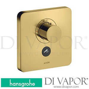 Hansgrohe 36706990 AXOR ShowerSelect Thermostat Highflow for Concealed Installation Softsquare for 1 Function and Additional Outlet >11/16 Spare Parts