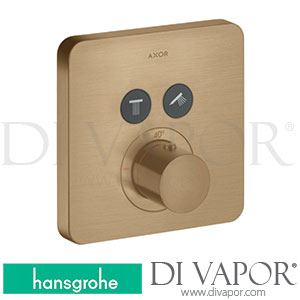 Hansgrohe 36707140 AXOR ShowerSolutions Thermostat for Concealed Installation Softsquare for 2 Functions >11/16 Spare Parts