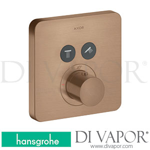 Hansgrohe 36707310 AXOR ShowerSolutions Thermostat for Concealed Installation Softsquare for 2 Functions >11/16 Spare Parts