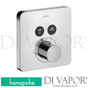 Hansgrohe 36707800 AXOR ShowerSolutions Thermostat for Concealed Installation Softsquare for 2 Functions >11/16 Spare Parts