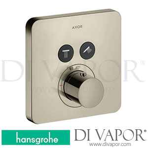 Hansgrohe 36707830 AXOR ShowerSolutions Thermostat for Concealed Installation Softsquare for 2 Functions 11/16 - 12/19 Spare Parts