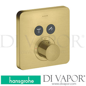 Hansgrohe 36707950 AXOR ShowerSolutions Thermostat for Concealed Installation Softsquare for 2 Functions >11/16 Spare Parts
