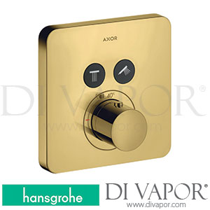 Hansgrohe 36707990 AXOR ShowerSolutions Thermostat for Concealed Installation Softsquare for 2 Functions >11/16 Spare Parts