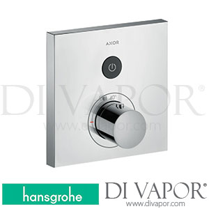 Hansgrohe 36714000 AXOR ShowerSelect Thermostat for Concealed Installation Square for 1 Function >11/16 Spare Parts